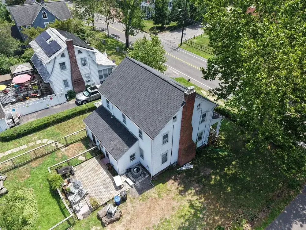 Professional commercial roof repair being performed by GRM Roofing in Southern NJ