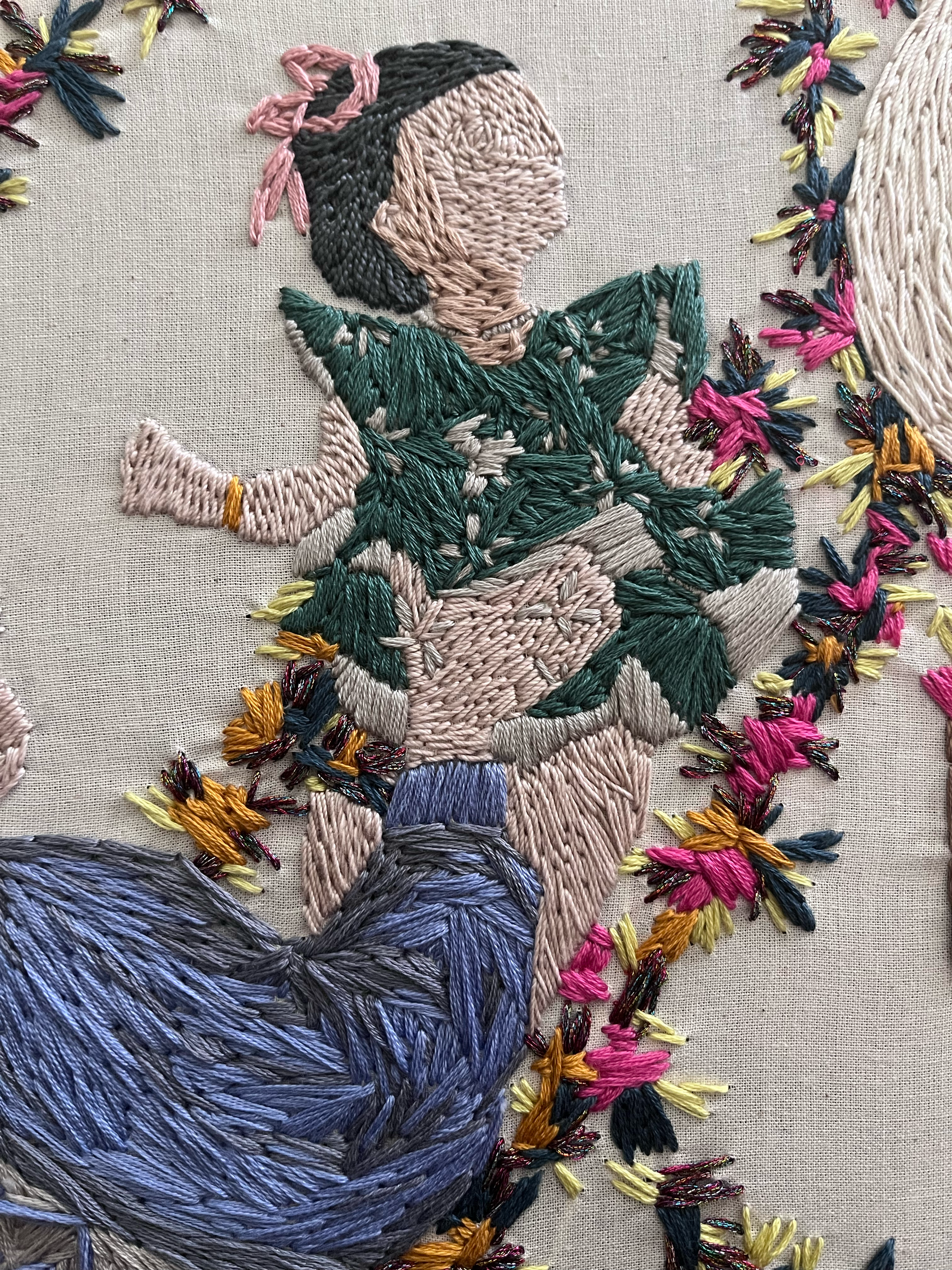 I was in her arms

/Embroidery 
/2024