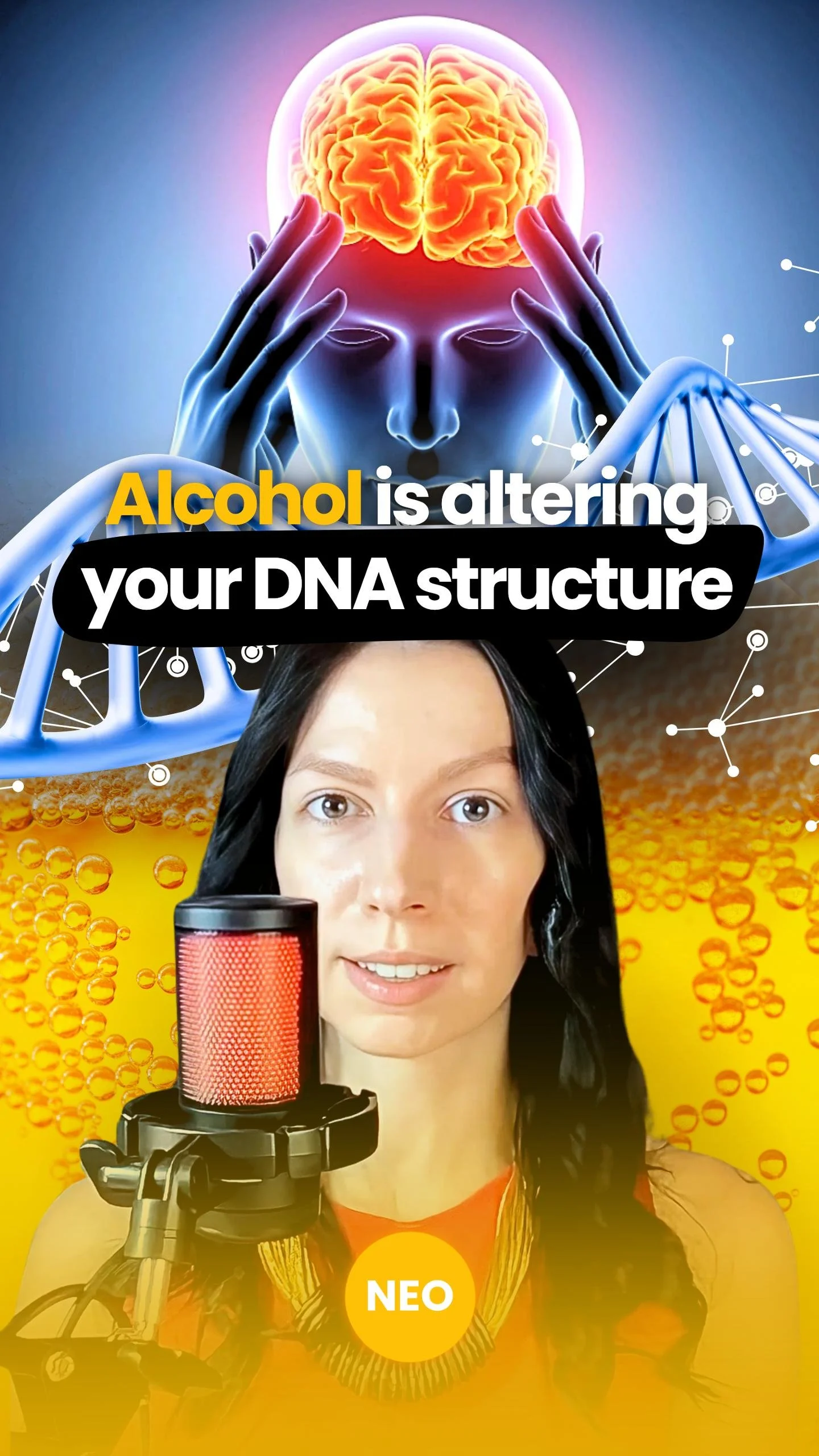 Alcohol Alters Your DNA Structure &amp; Destroys Your Cells