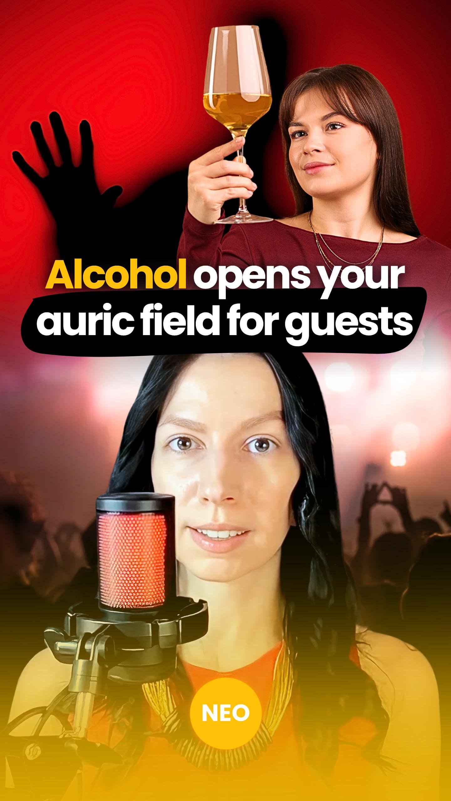 Alcohol Opens Your Auric Field for Dark Entities