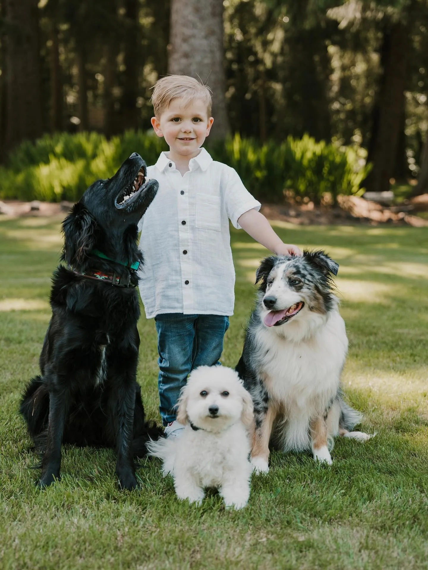 Being able to grow up with this kind of unconditional love is something he will never forget 🩷