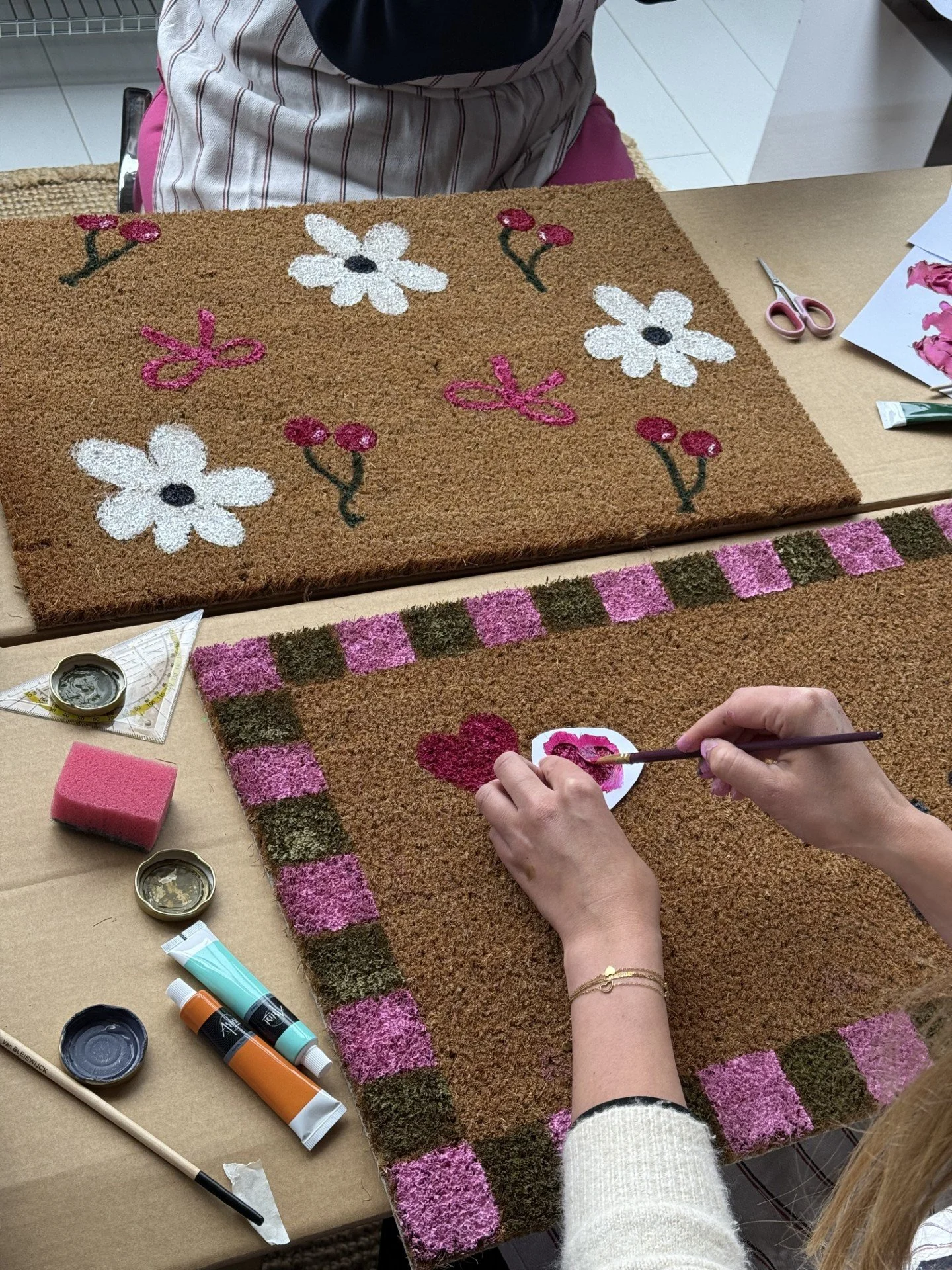 Creatieve Workshop - Deurmat schilderen