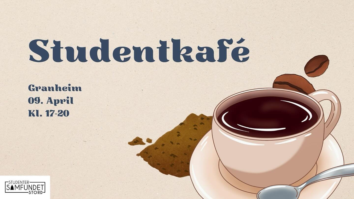 Det blir studentkaf&eacute; p&aring; Granheim p&aring; onsdag🫶🏻 
ta turen innom for sosialt og noe godt &aring; bite i🥰