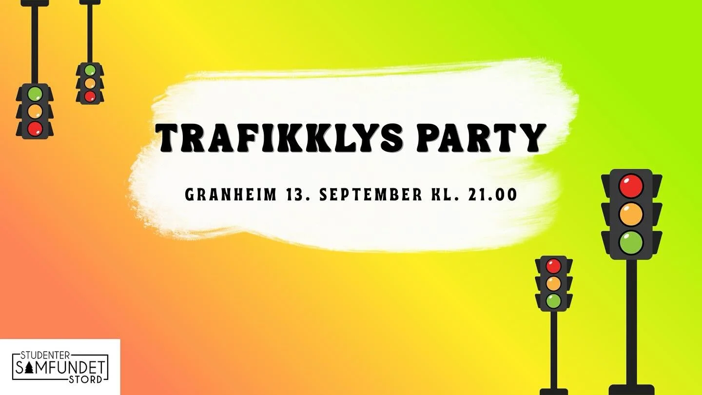 Trafikklysfest i kveld! 🫶🏻
Mer info under arrangement p&aring; facebook✨