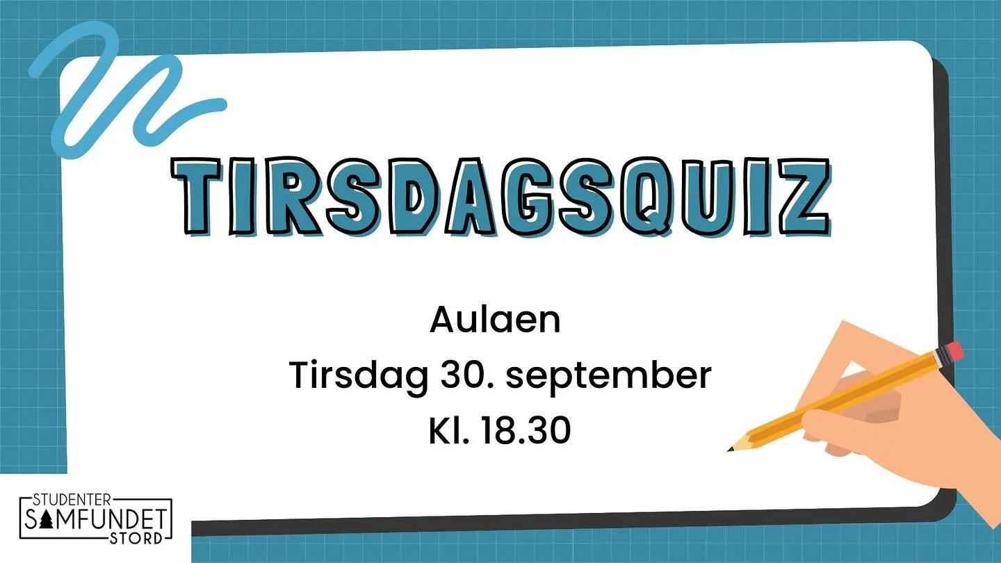 Quiz i morgen kl. 18.30 🫶🏻