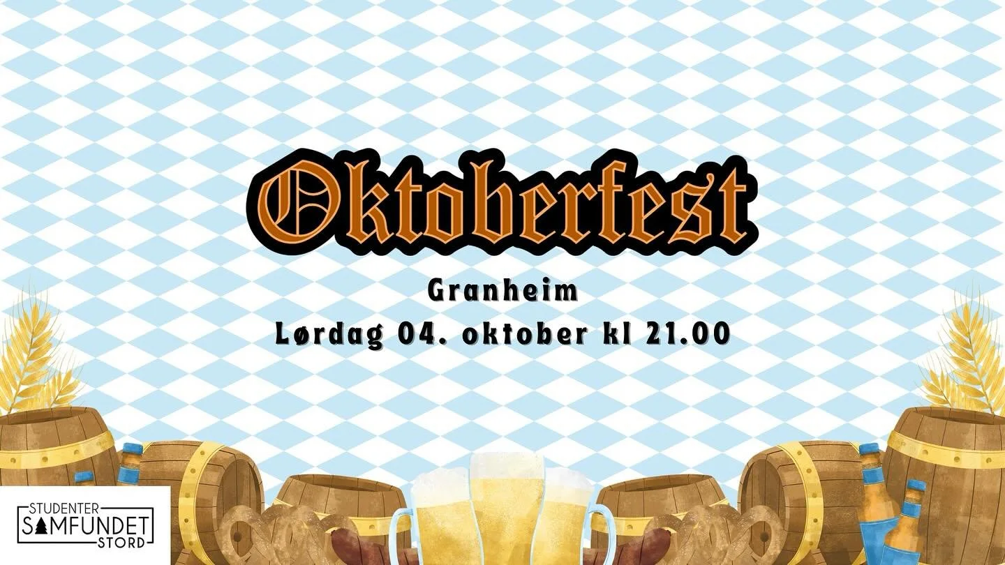 Husk oktoberfest i morgen🫶🏻