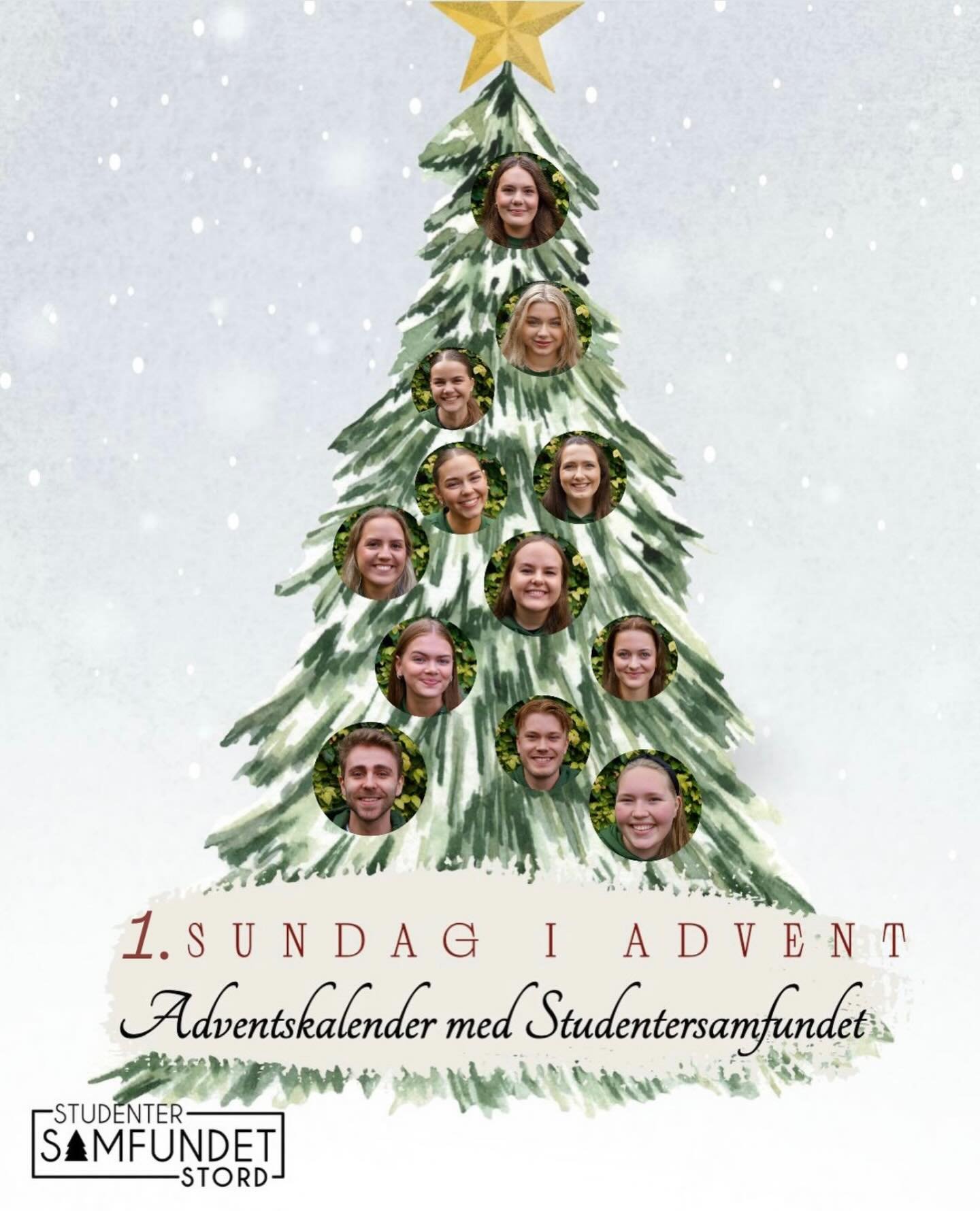 1. sundag i advent 🕯️
Vi kj&oslash;rer adventskalender i &aring;r ogs&aring;! Kvar sundag i advent kan du vinna fine premier. Sundagens premie er ein goodiebag! ❤️

For &aring; delta m&aring; du:

Kommentere under kva for Studentersamfundet arrangem