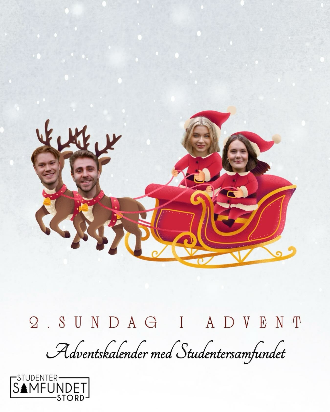 2. sundag i advent 🕯️
Ny sundag betyr ny kalenderluke!
Sundagens premie er 2stk kinobilletter! ❤️

For &aring; delta m&aring; du:

Kommentere under kva for julefilm som er din favoritt🫡

Vi trekker vinnar neste sundag, f&oslash;r ny konkurranse kje