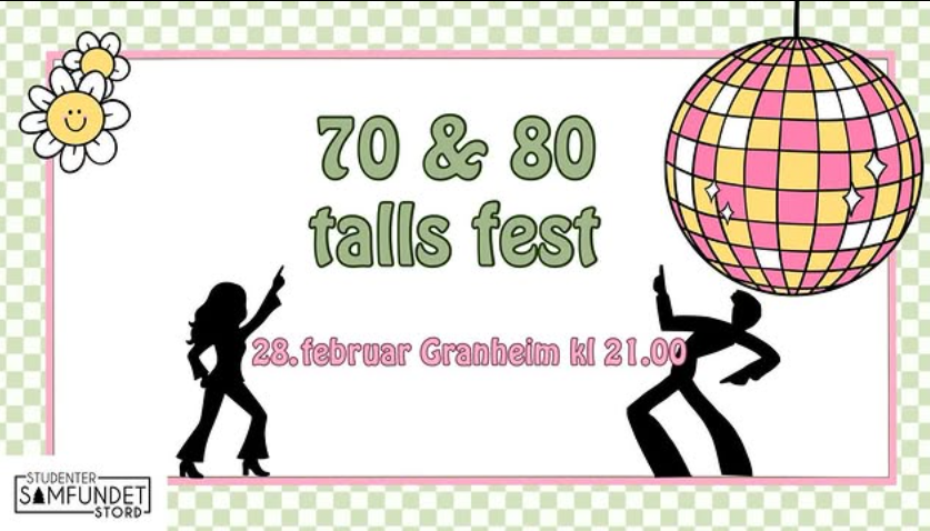 70 og 80-talls fest