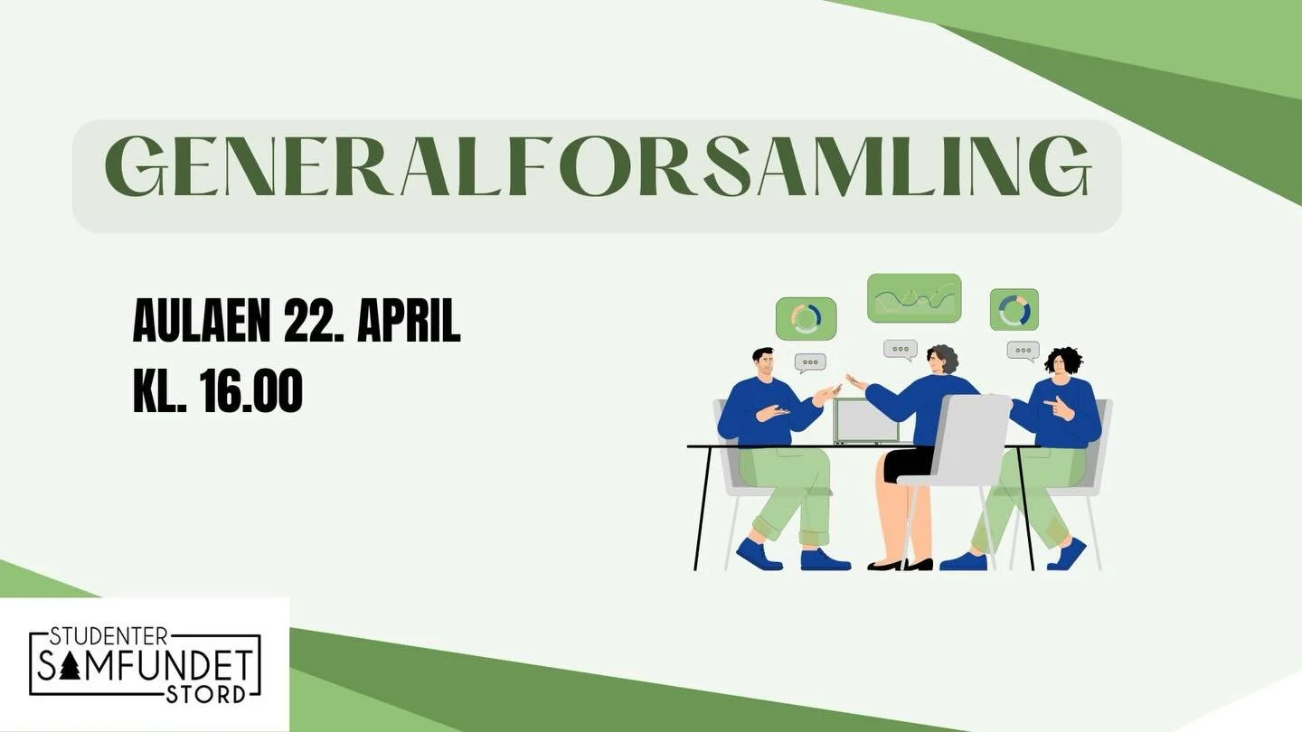 Det blir generalforsamling 22. april! 💚 mer info under arrangement p&aring; facebook!