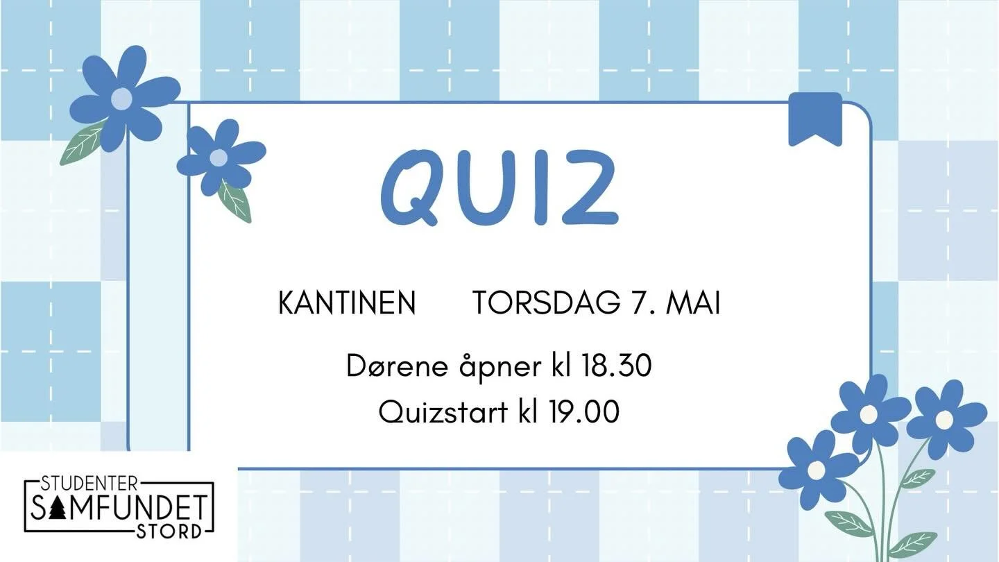 Semesterets siste quiz p&aring; torsdag 🫶🏻
Bli med!🥰