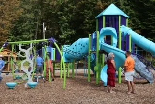 It Takes a Village: Pickens School Celebrates a New Playground