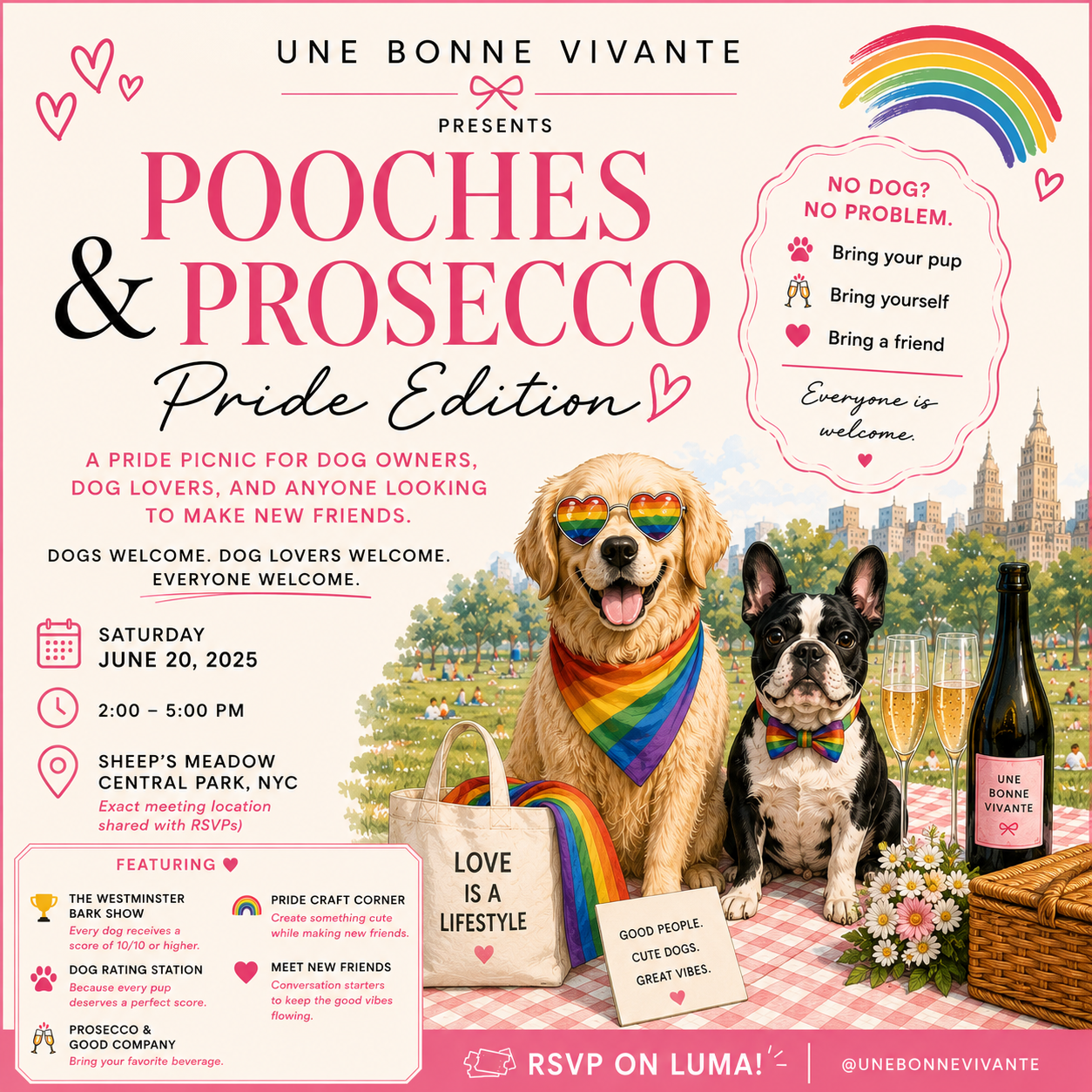 Pooches & Prosecco: Pride Edition