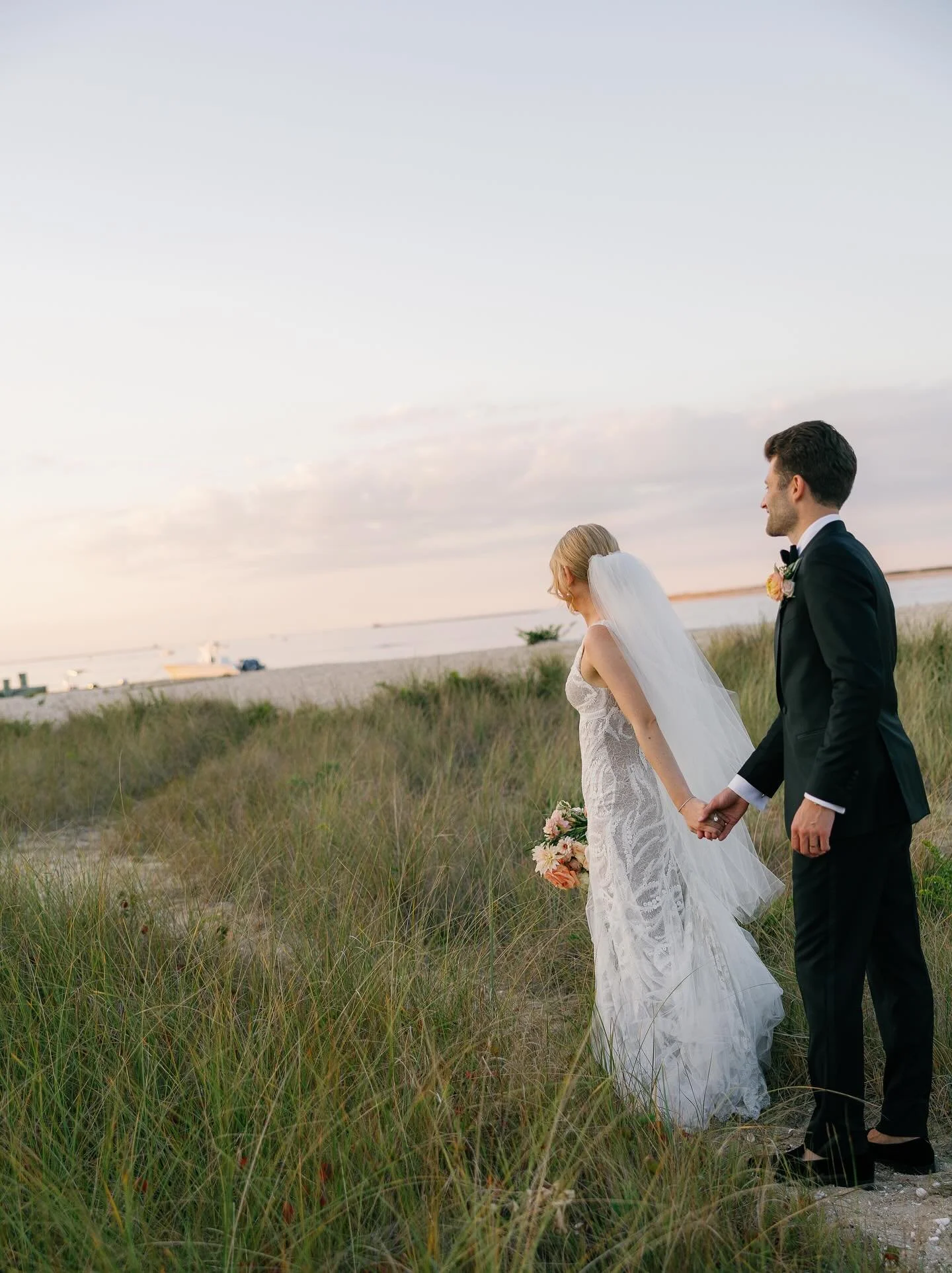 sooo much to share from this weekend! it was perfect late September weather and the pink skies at Brant Point on Friday were *chef&rsquo;s kiss* 🤌🏼🤌🏼 congratulations Sarah and Austin!!!