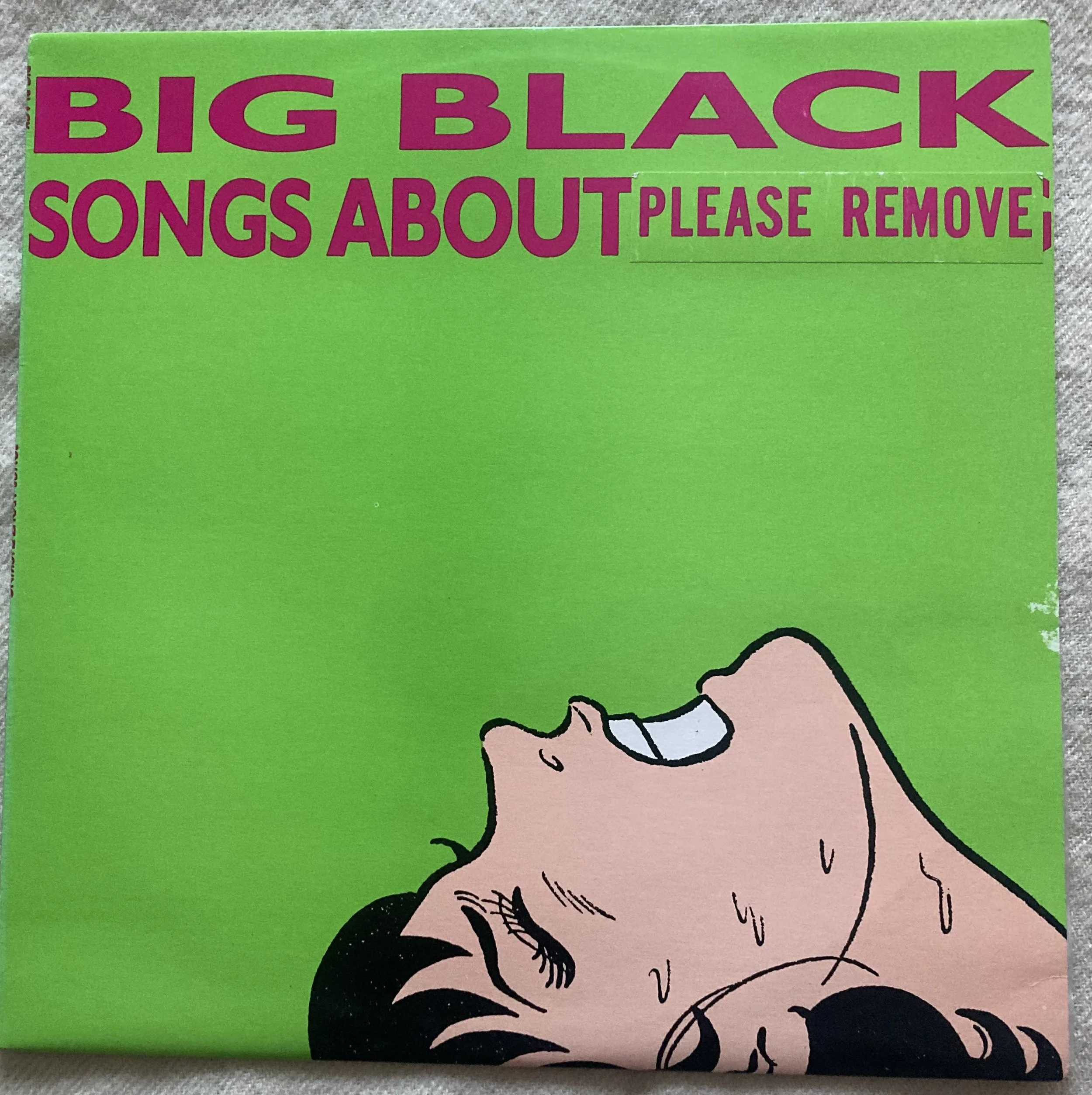 BIG BLACK "Songs About Fucking" (censored cover)