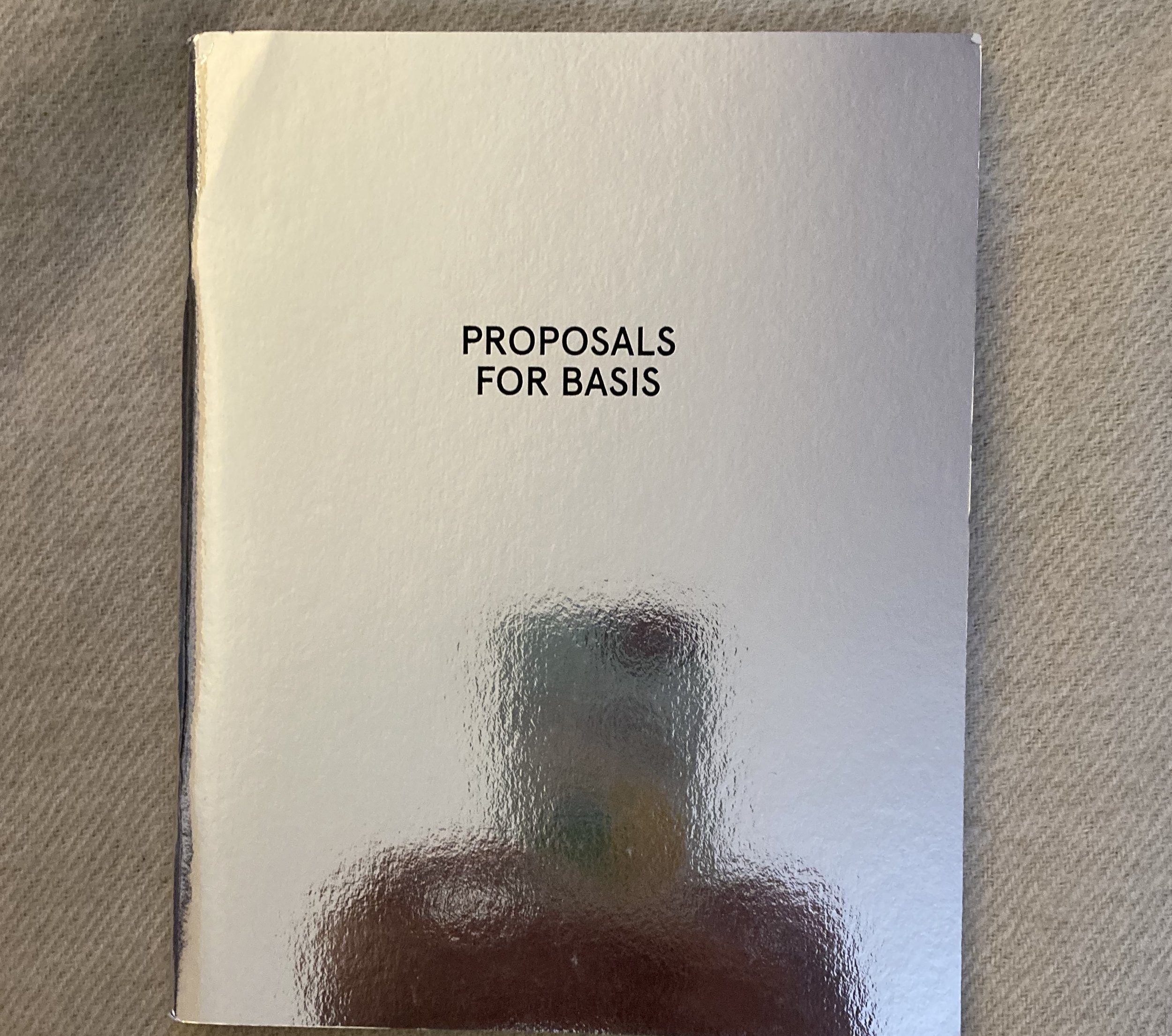 PETER LIVERSIDGE "Proposla for Basis"