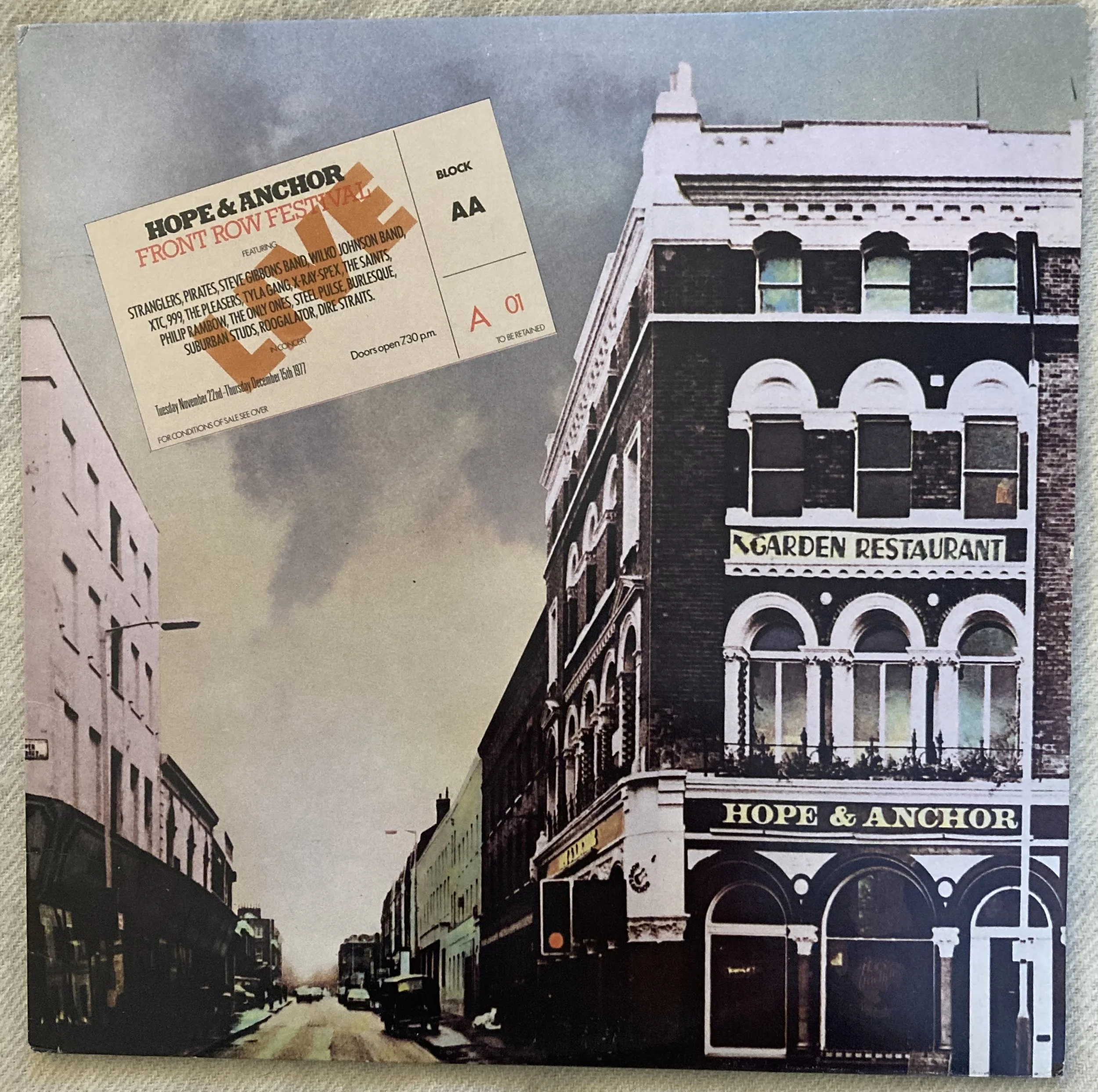 VARIOUS  "Hope & Anchor Front Row Festival"