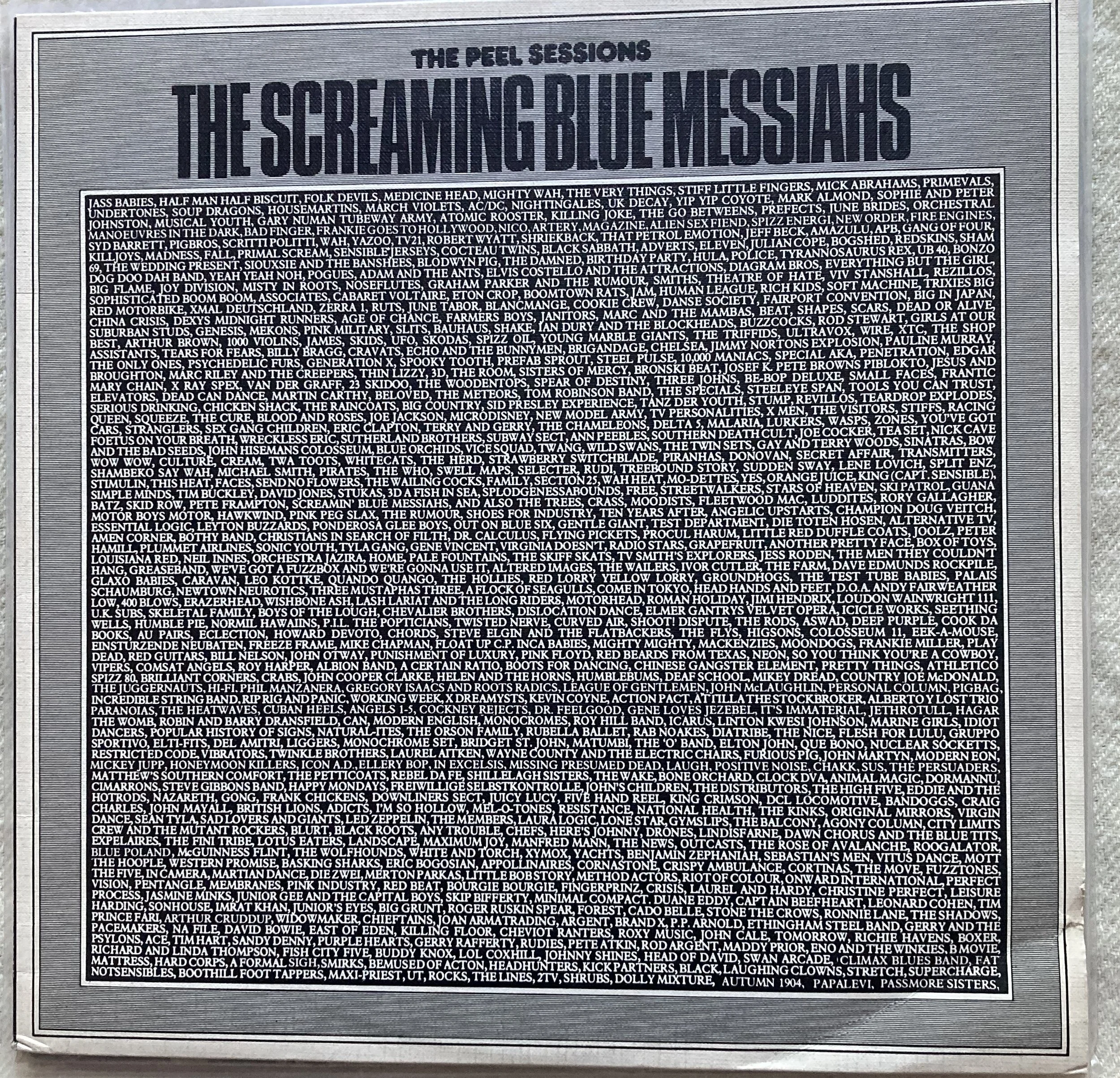 THE SCREAMING BLUE MESSIAHS "Peel Sessions"