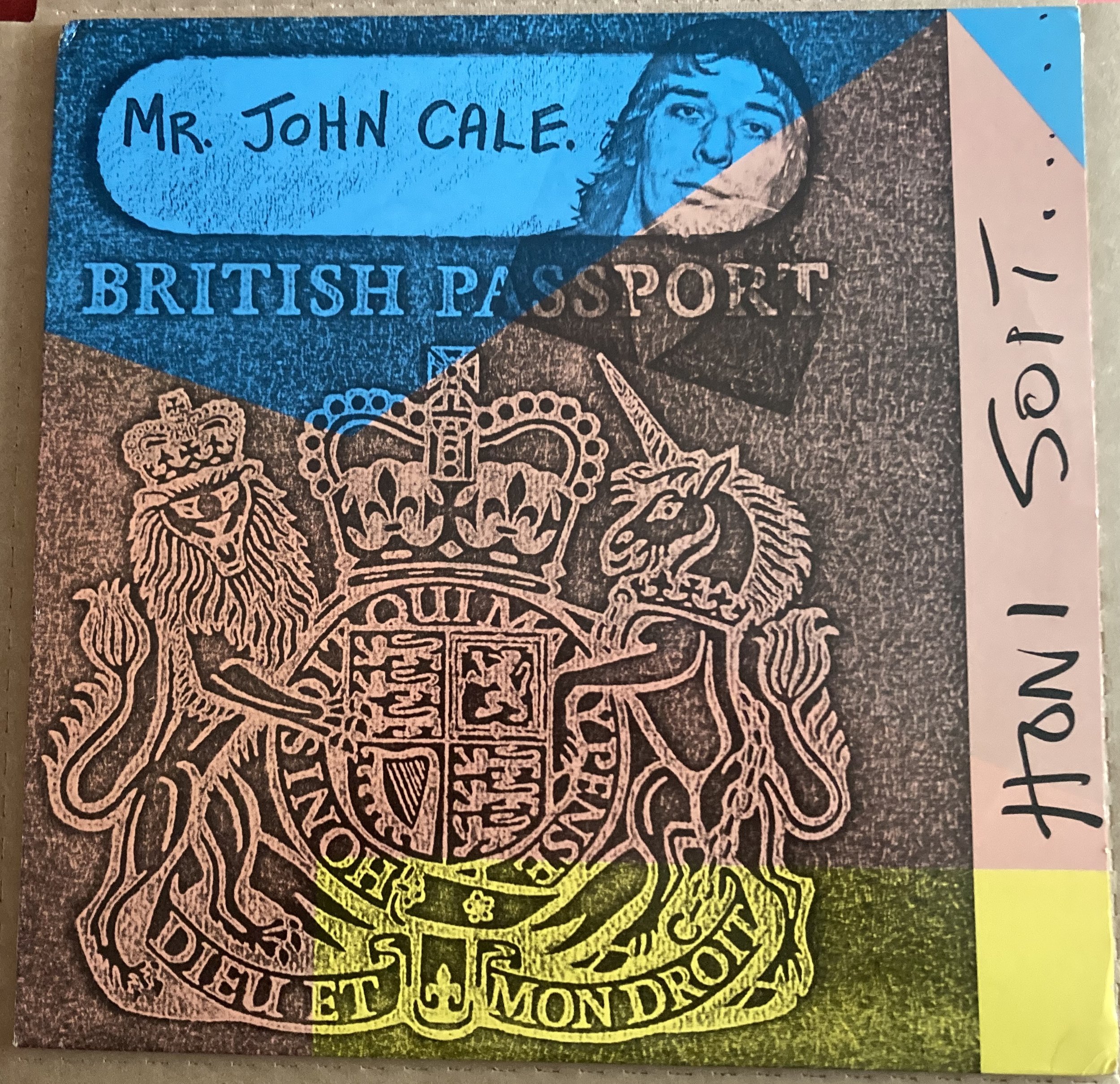 CALE, JOHN "Honi Soit"