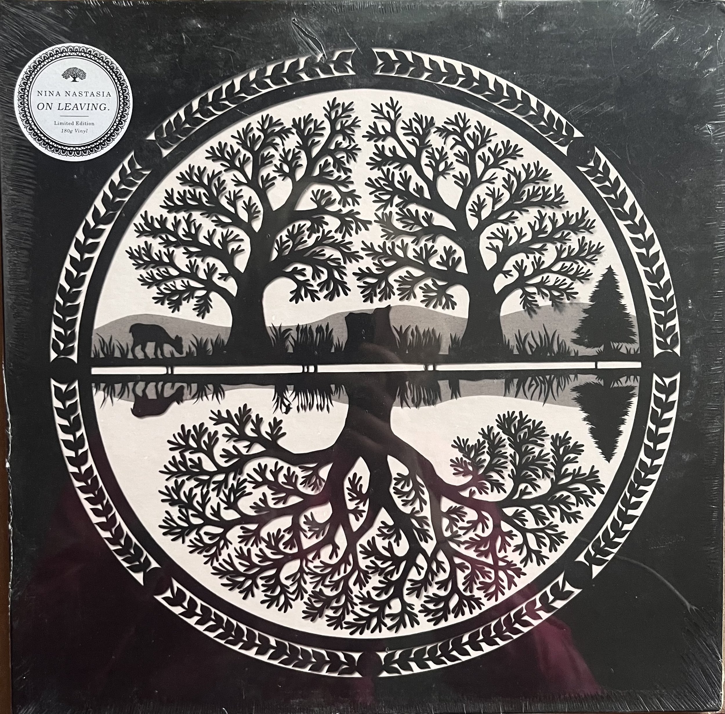 NINA NASTASIA "On Leaving"LP with hype sticker on shrink PRODUCED BY STEVE ALBINI