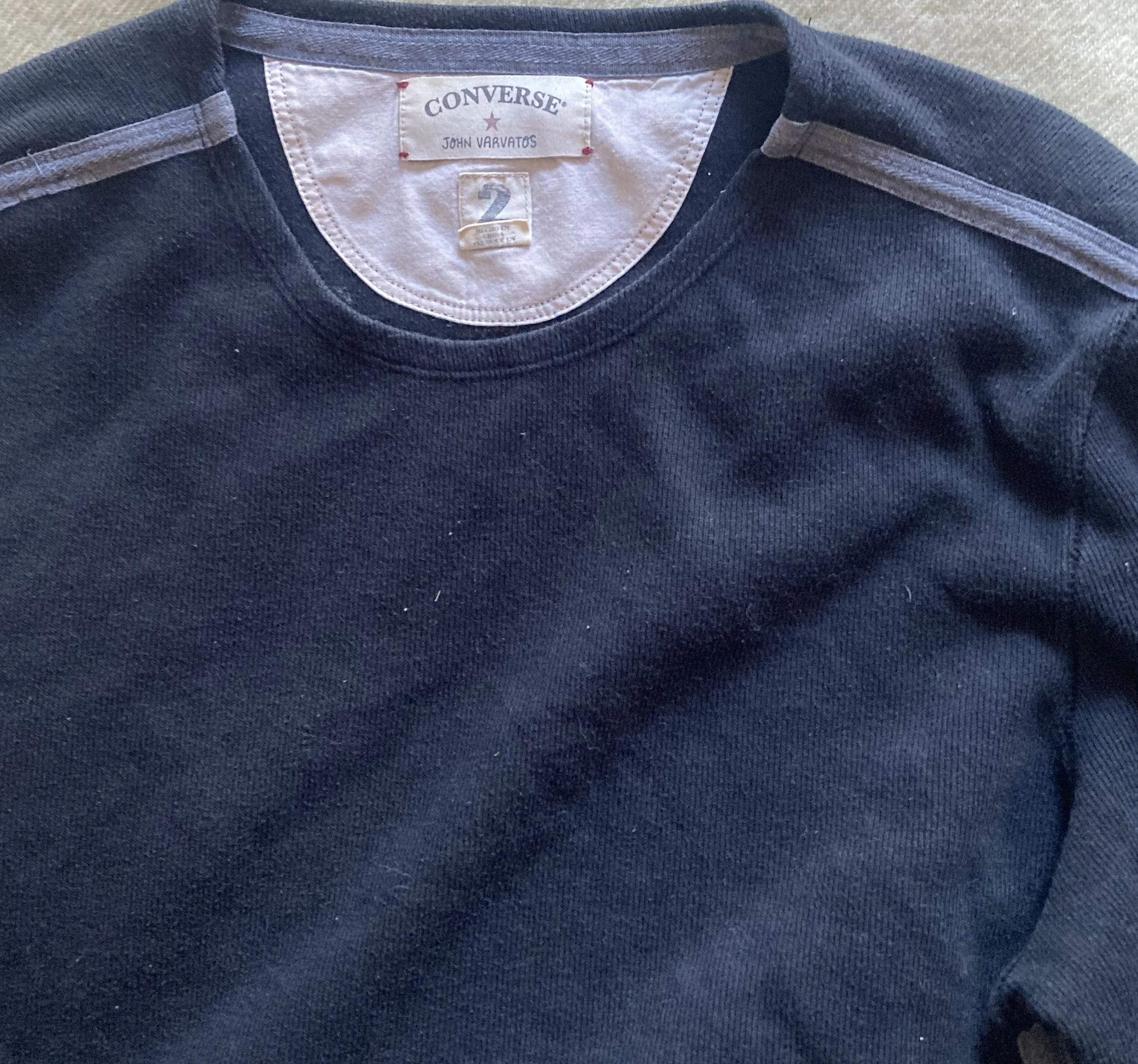 CONVERSE JOHN VARVATOS LONG SLEEVE PULLOVER