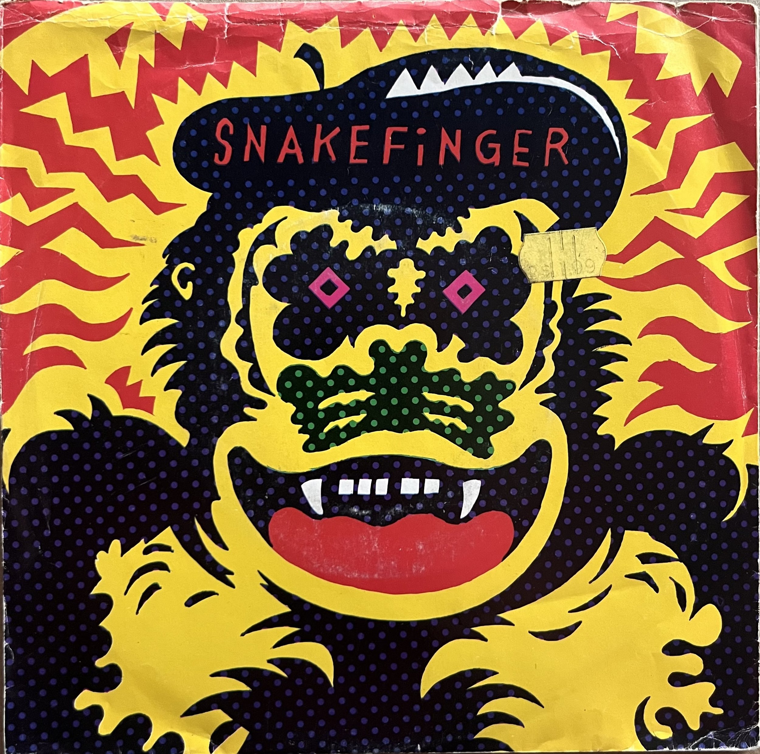 SNAKEFINGER "What Wilbur?" 7" with old price sticker * light edge wear