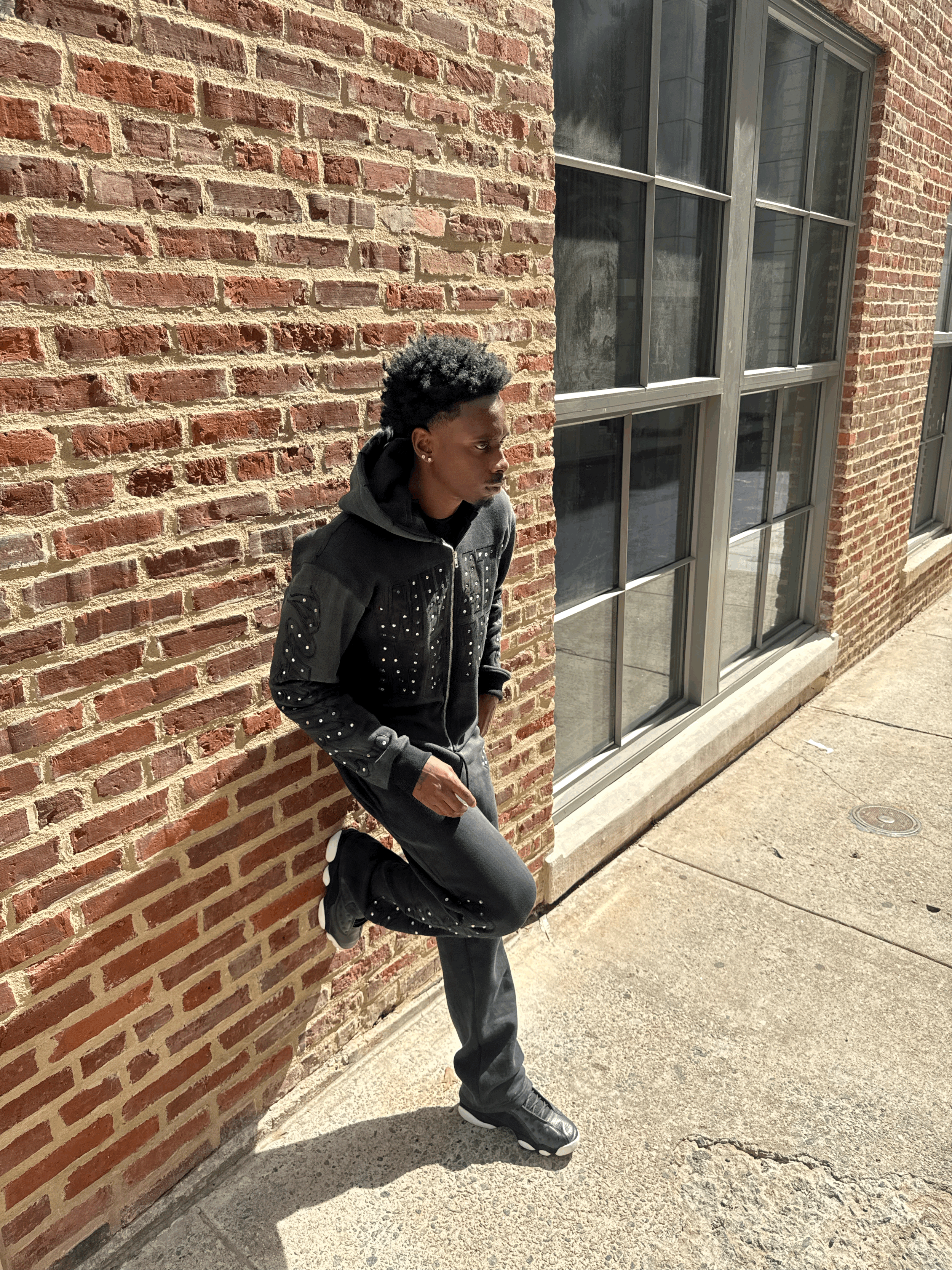 BLK WHATS NEXT? HOODIE SET