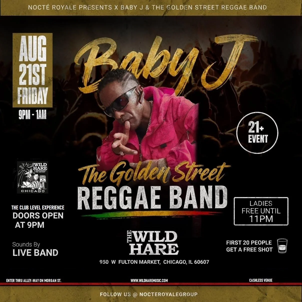 Baby J &amp; GOlden street reggae band