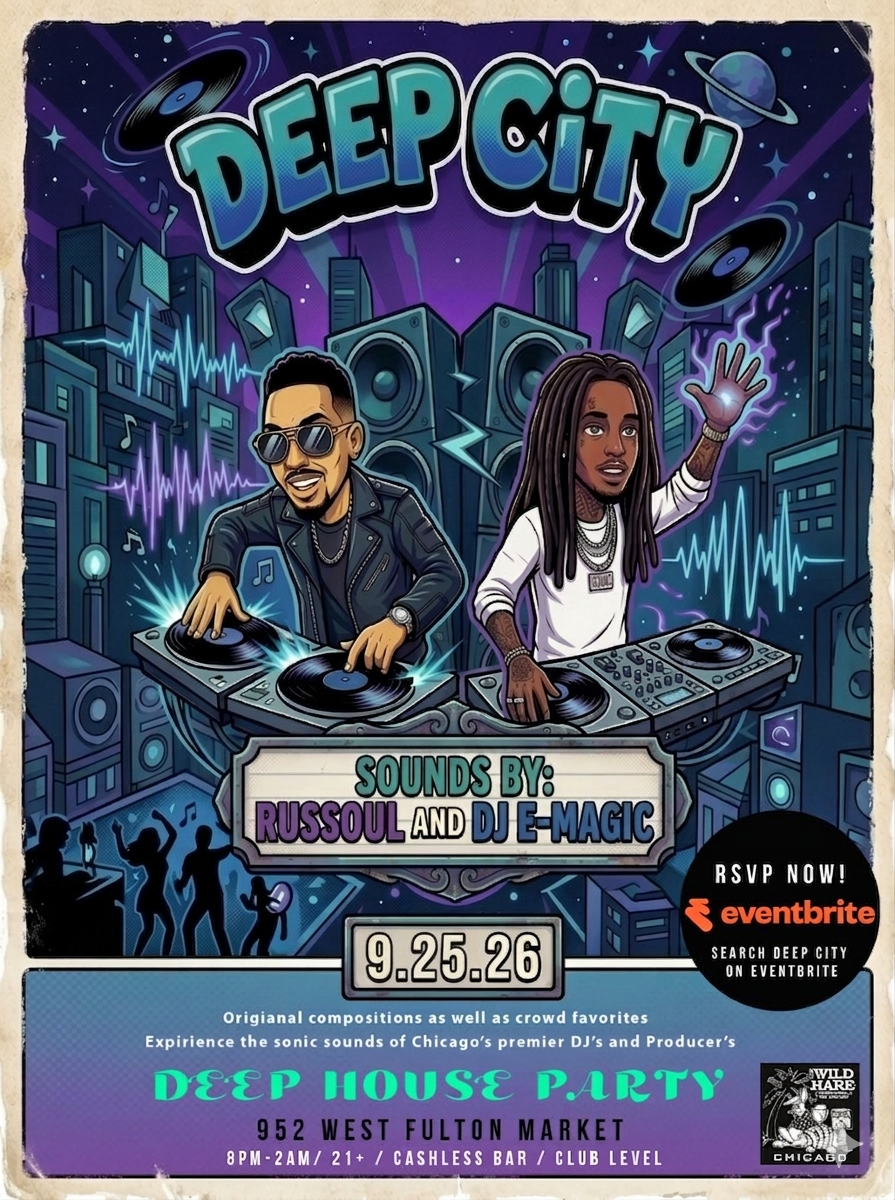 Dj E-magic &amp; DJ russoul: deep city house rave