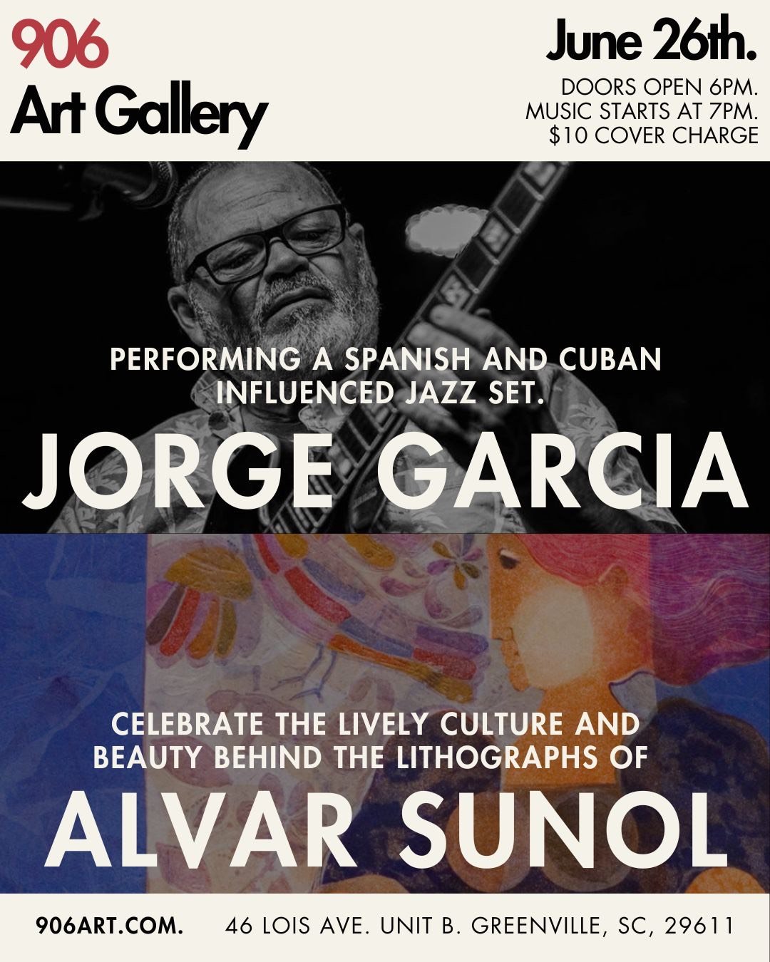 Jorge Garcia Jazz Set at 906 Gallery
