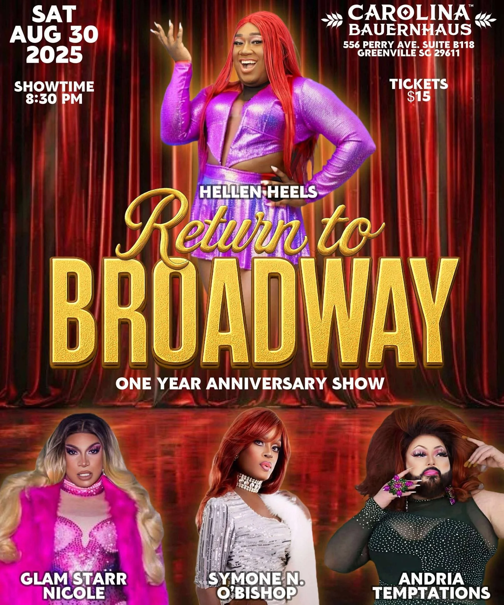 Return to Broadway Drag Show