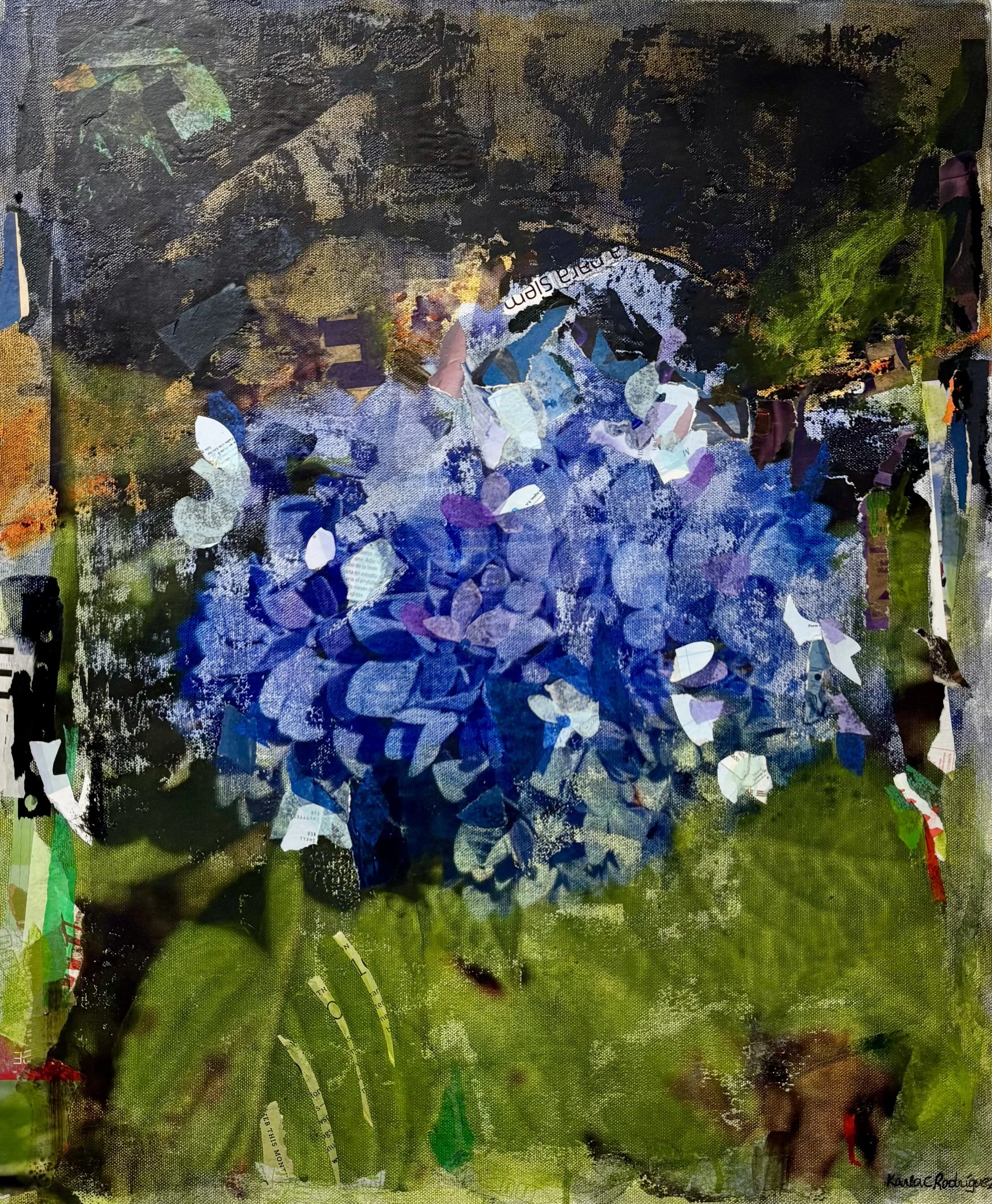 "Perfectly imperfect". Collage with acrylic on canvas, 2026 51 x 61 cm