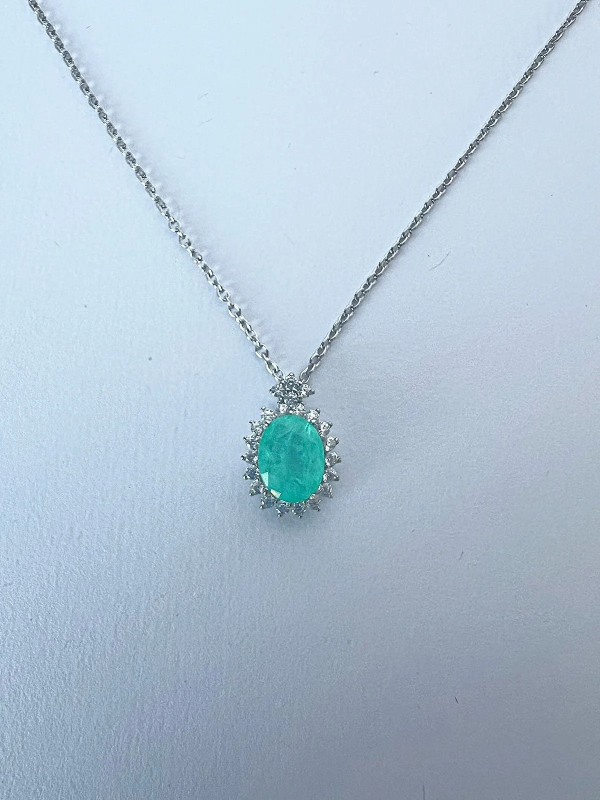 Colar Veneziana Cravação Princesa Colombiana Com Cravejado Em Volta