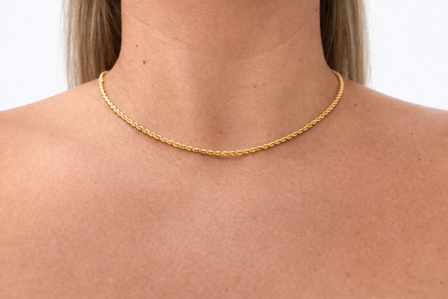 Choker cordão baiano fino