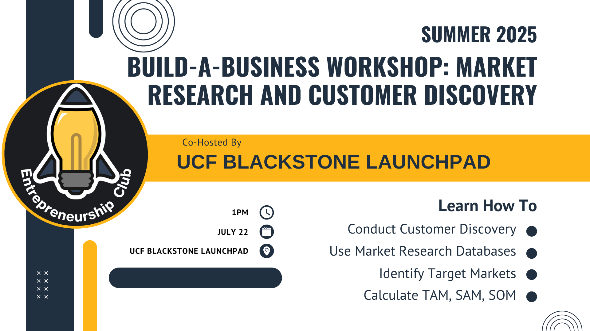 Build-A-Buiness Workshop: Market Research and Customer Discovery