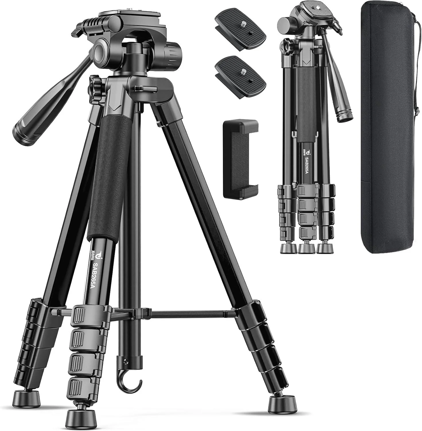 JOBFRI 73" Aluminium Camera Tripod Stand