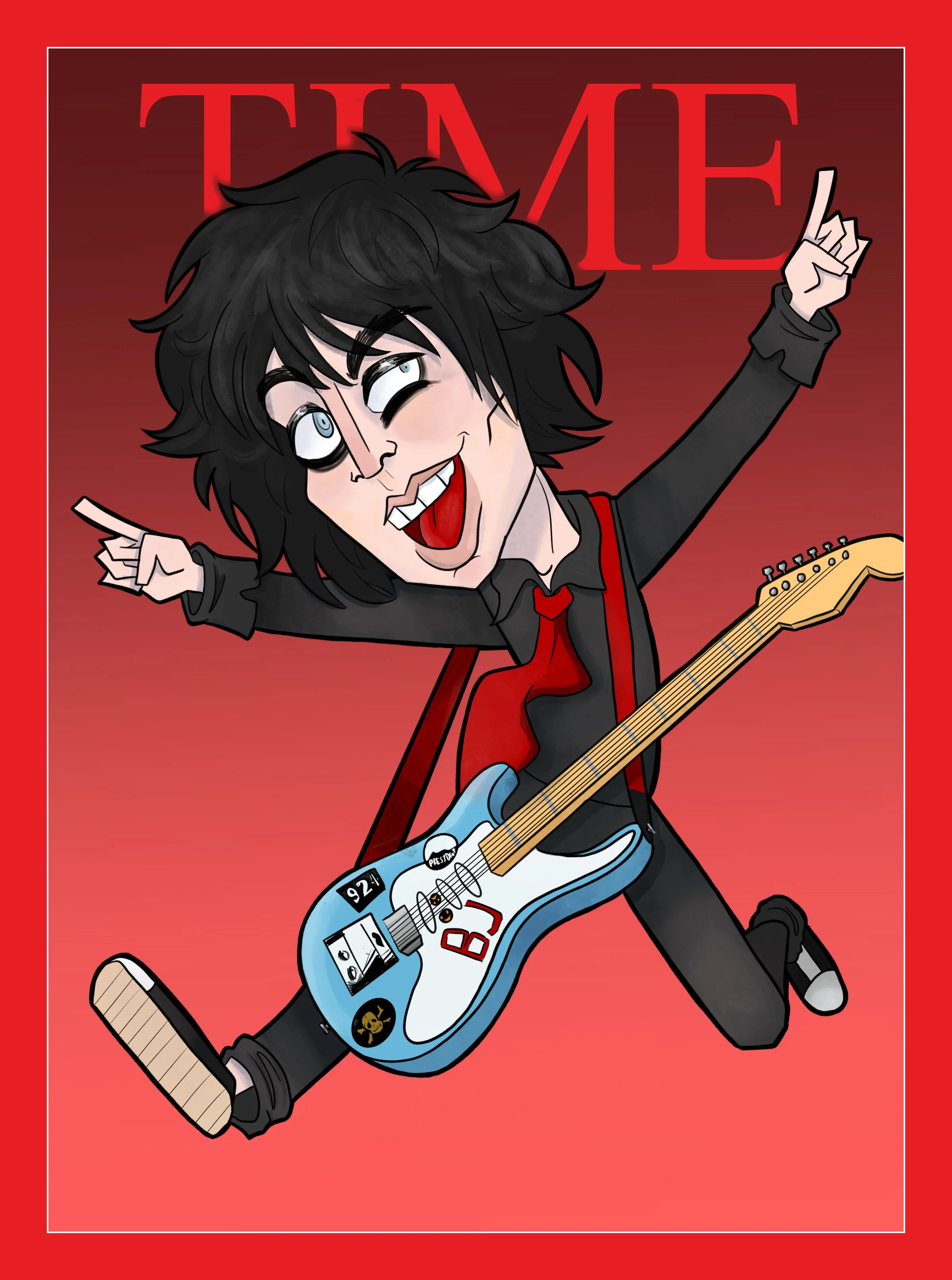 Billie Joe Armstrong Caricature - April 2025