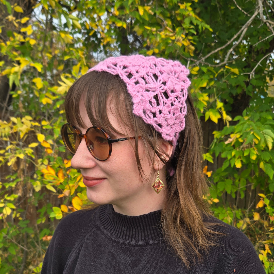 Crochet Wildflower Headband
