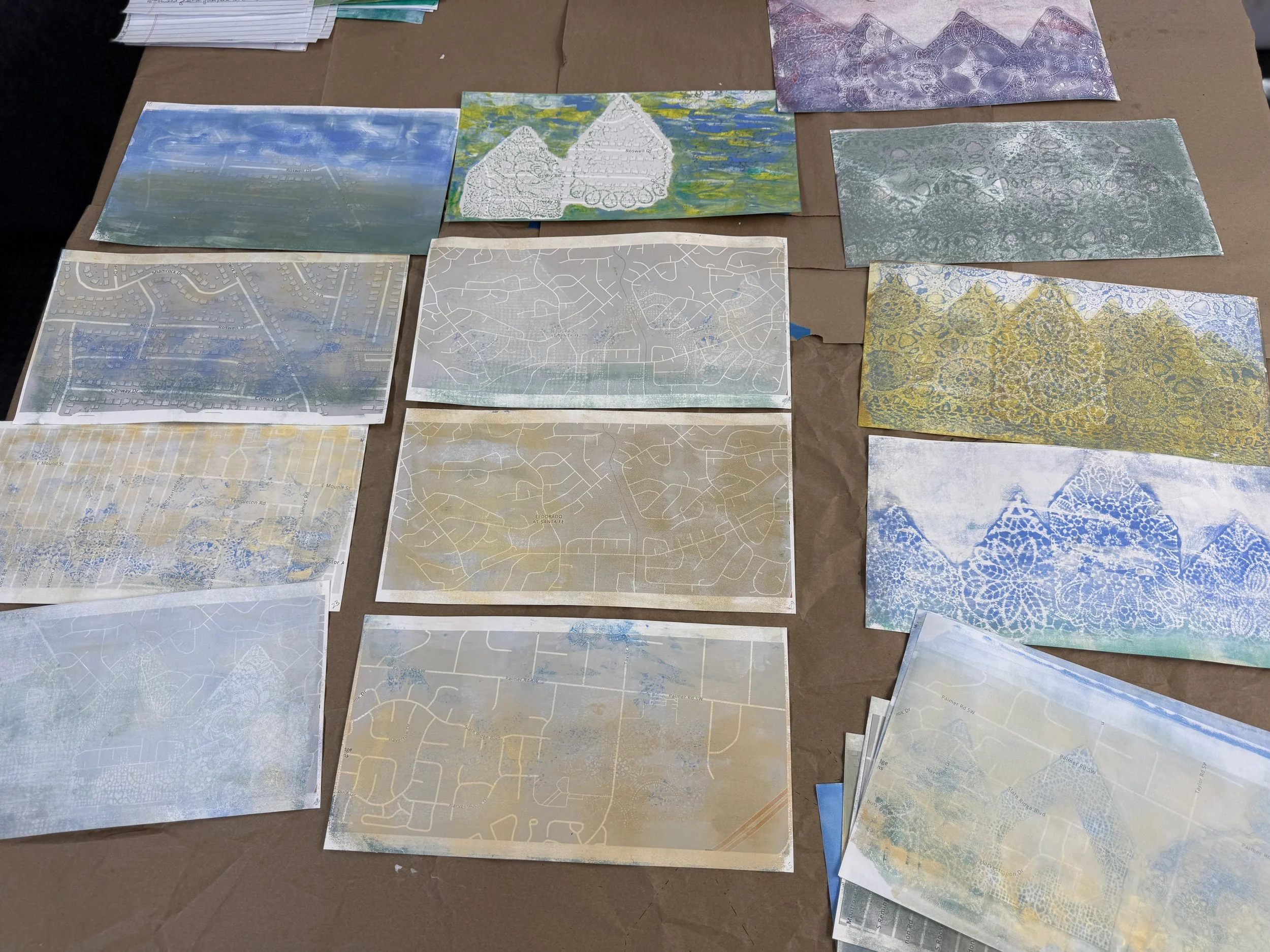 Forays into Monoprinting