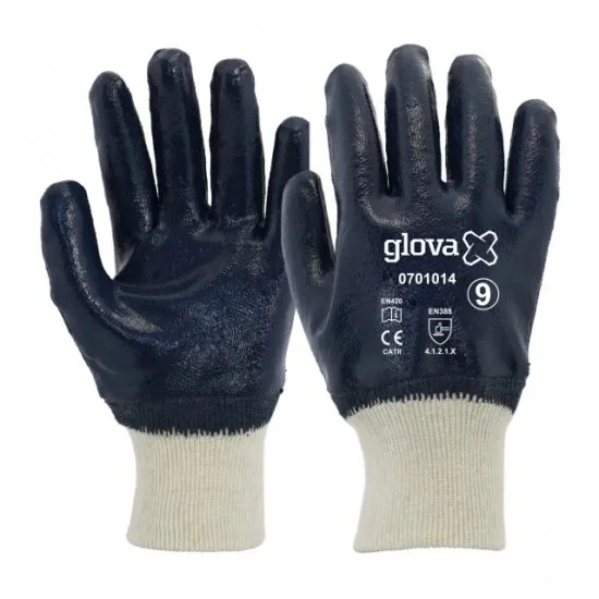 Gants en jersey nitrile entièrement enduit
