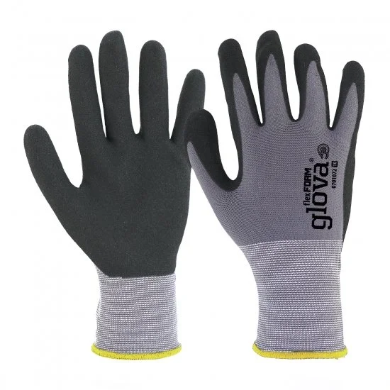 Gants en nylon/élasthanne avec revêtement en mousse de nitrile