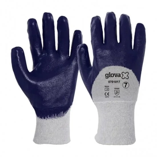 Gants interlock enduit de nitrile fin