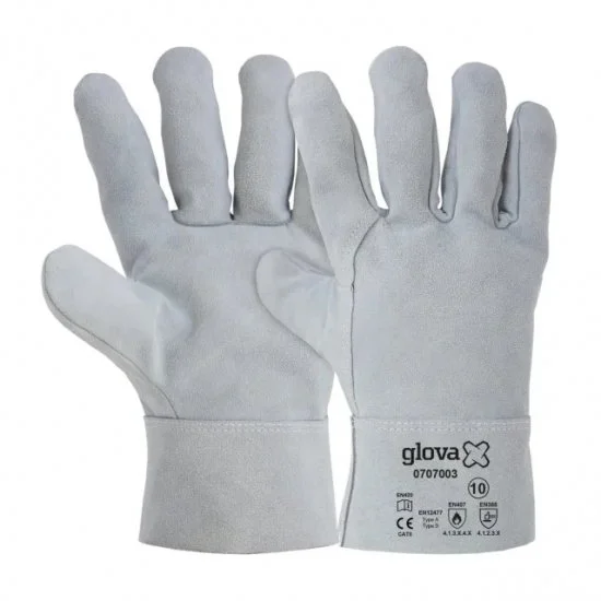 Gants de soudeur cuir gris 27cm