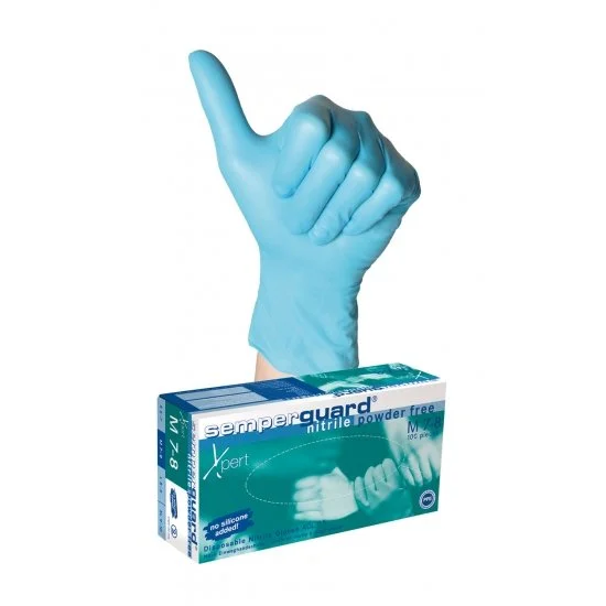 Boîte 100 (SML) 90 (XL) gants en nitrile non poudrés