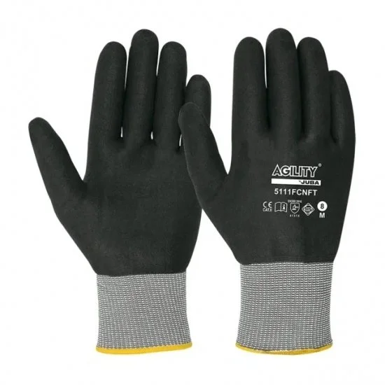 Gants en nylon/élasthanne avec revêtement entièrement en nitrile
