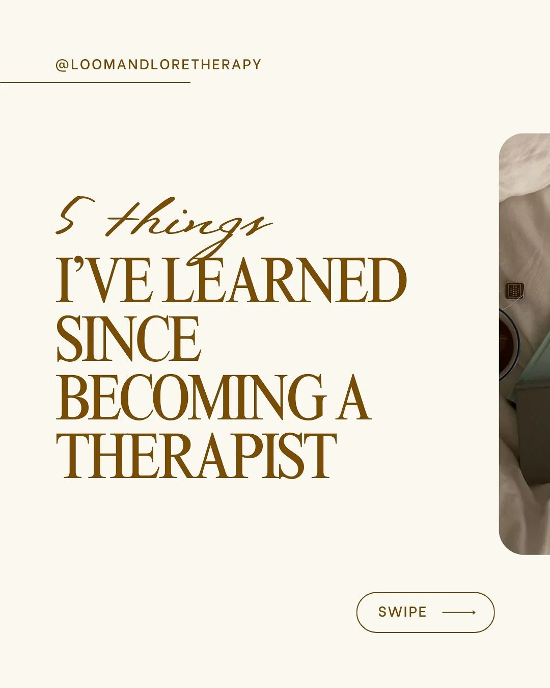 5 things I&rsquo;ve learned since becoming a therapist 🛋️ ⭐️ 

One thing I love about this job is the fact that I am constantly learning from the people I sit across from, and what an honour it is!