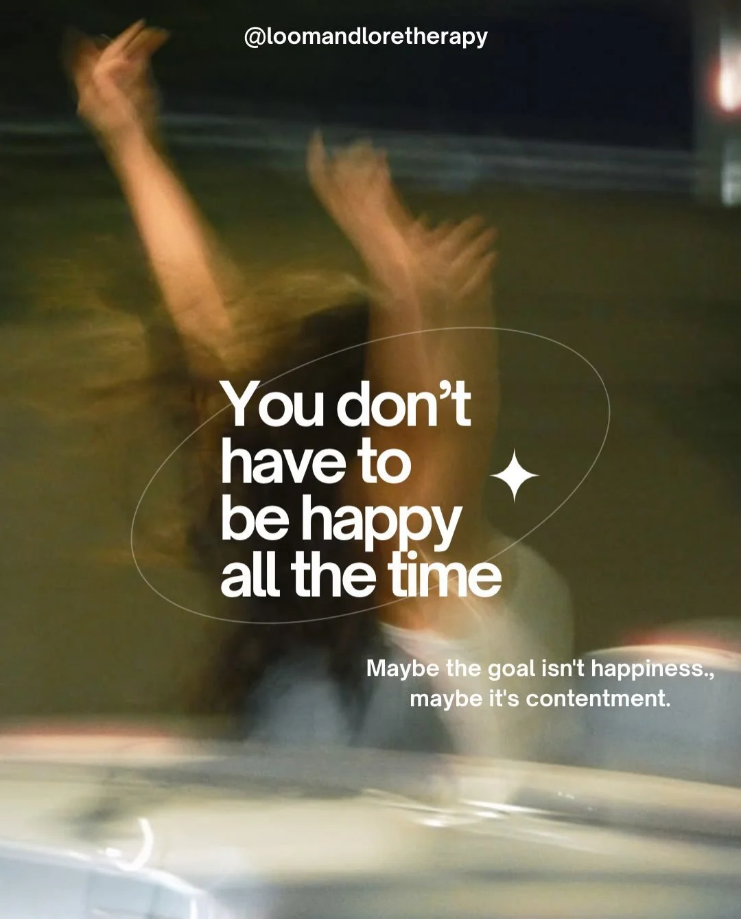 Get in loser, we&rsquo;re chasing contentment!!!!!!!!! ✨ 

Happiness can be hard to achieve, especially when the goal post keeps moving. So maybe it&rsquo;s not actually about being happy 100% of the time, maybe we should actually be striving for con