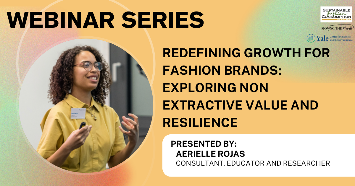 Redefining Growth for Fashion Brands: Exploring Non Extractive Value and Resilience
