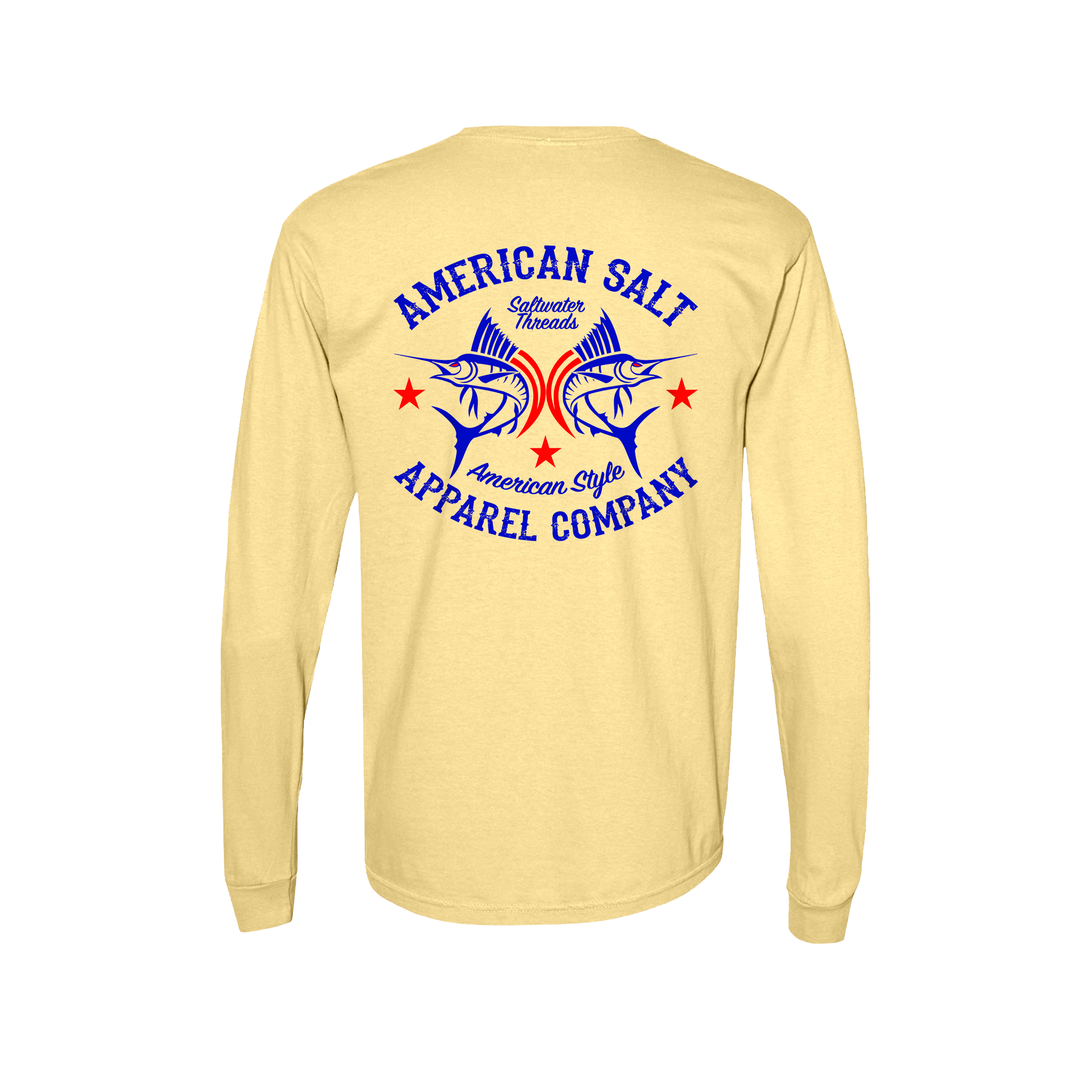 Dueling Sailfish Long Sleeve Pocket Shirt