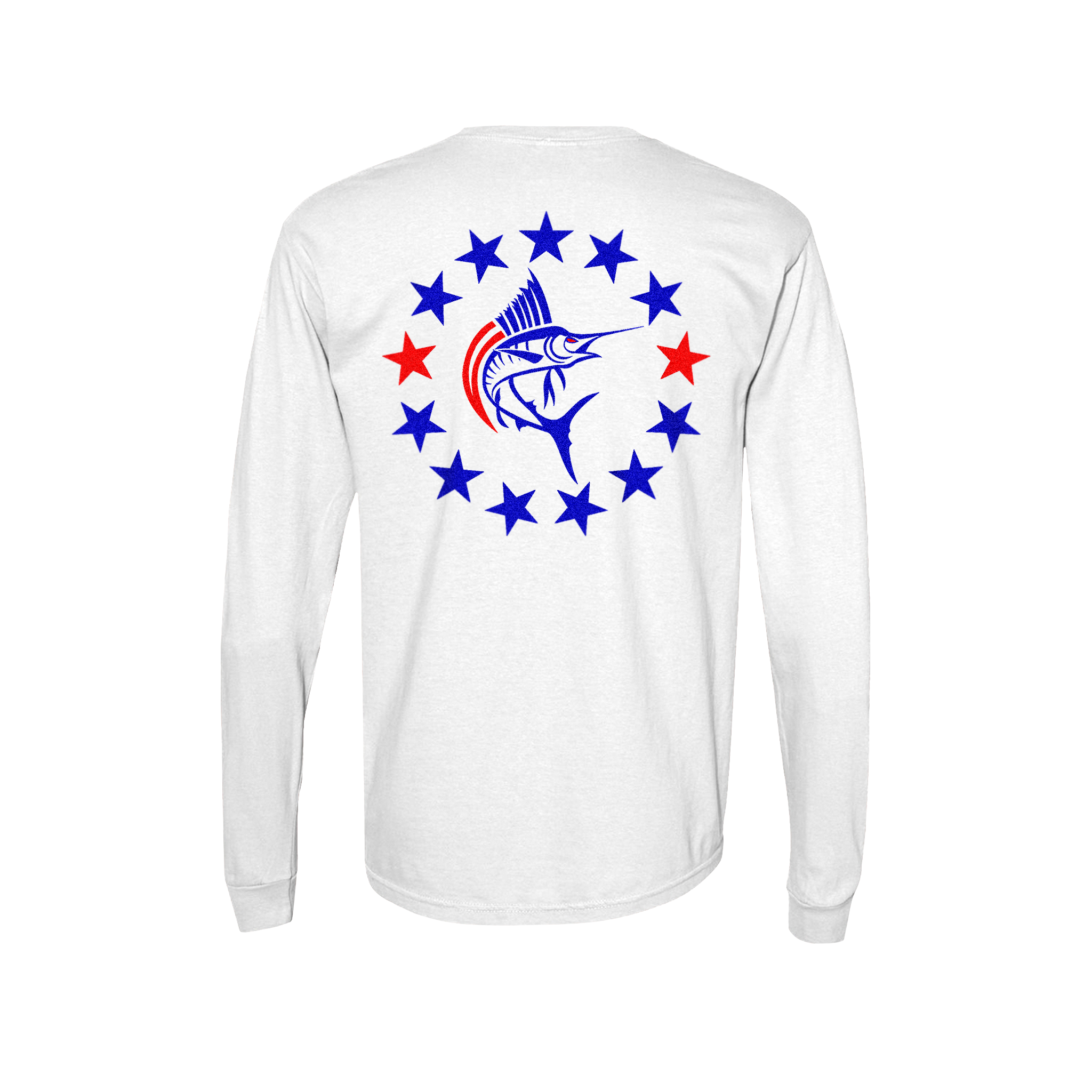 13 Stars Long Sleeve Pocket Shirt